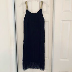 Tiered Tassel Flapper Dress